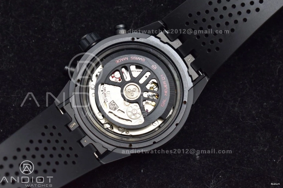 Ceramic HEUER Full Cal. Carrera A1887 XF Blk 01 45mm 0224